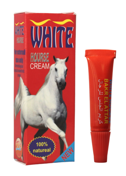 Retardante Caballo Blanco Crema Tubo 20gr